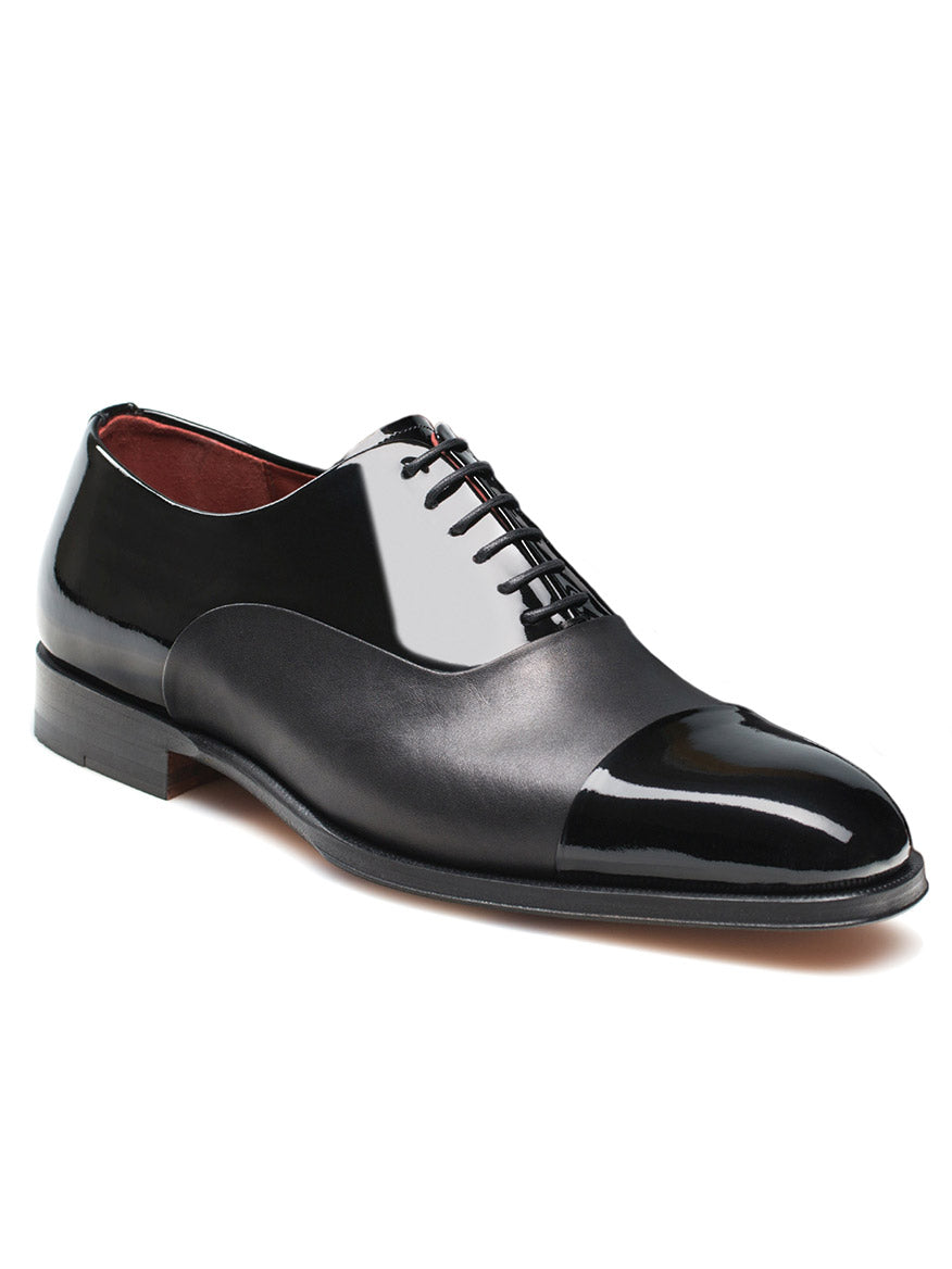 Men's Magnanni Cesar black leather oxford shoes.