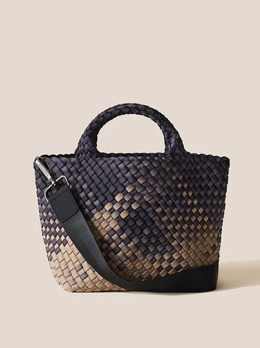 Naghedi St. Barths Mini Tote in Graphic Ombre Mahal