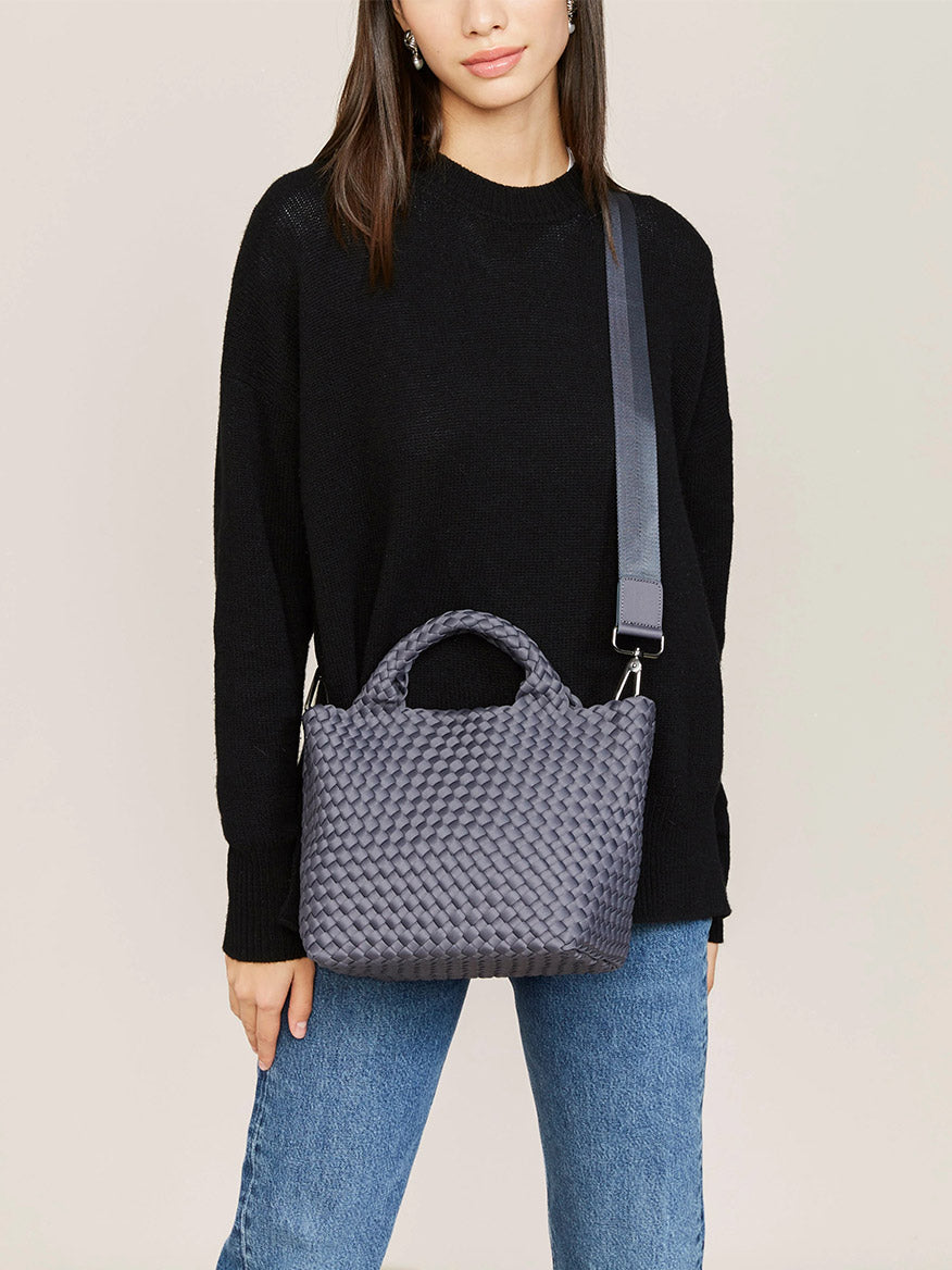 Naghedi St. Barths Small Tote in Solid Anchor