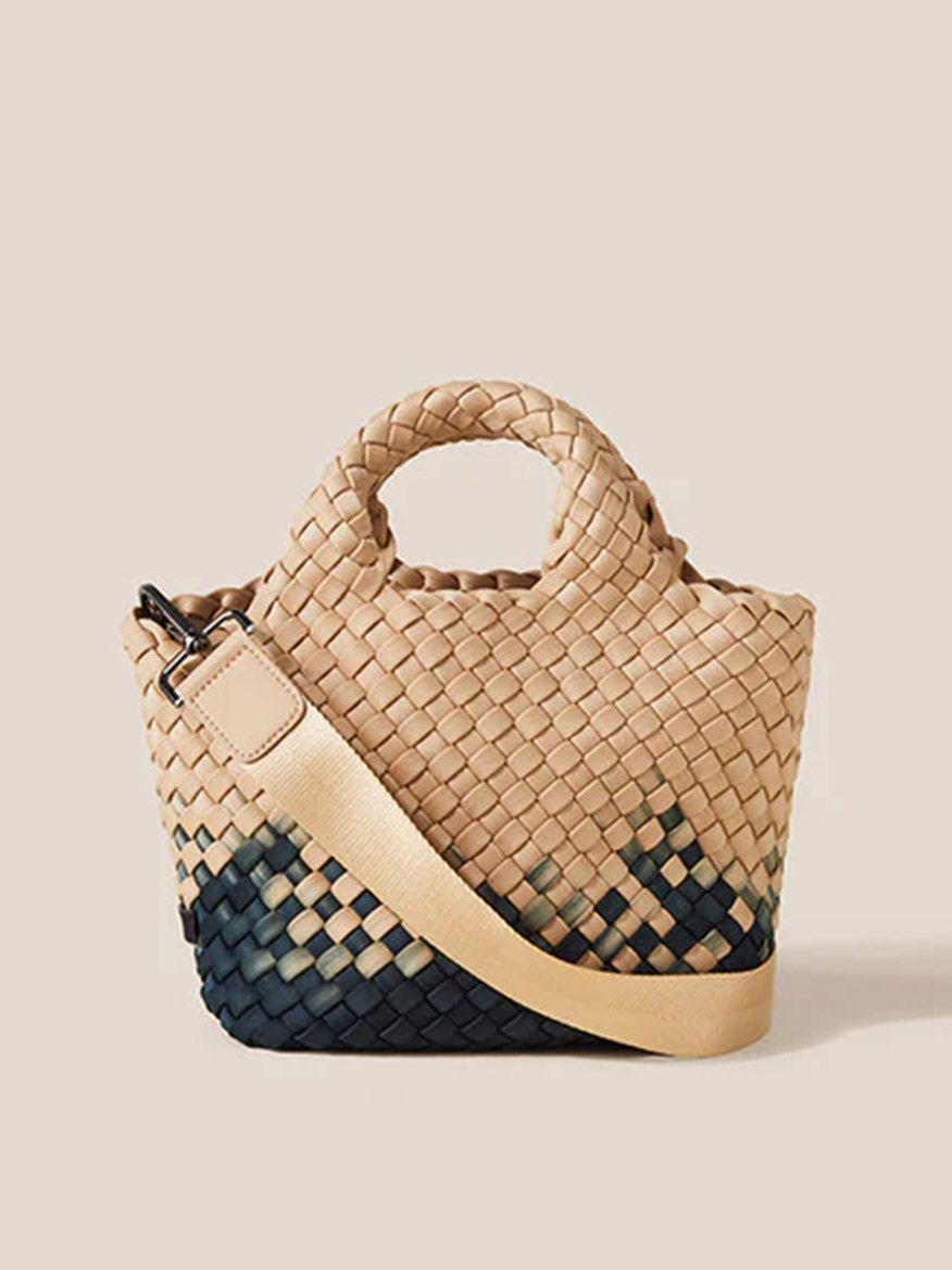 Naghedi St. Barths Petit Tote in Graphic Ombre Paz