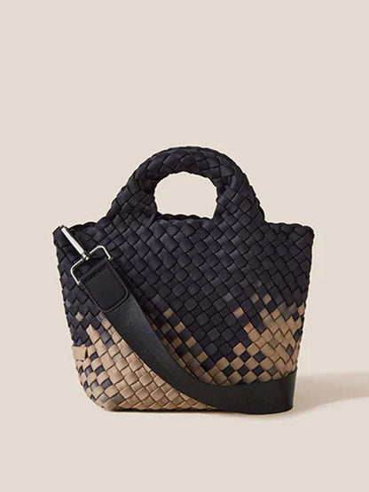 Naghedi St. Barths Petit Tote in Graphic Ombre Mahal