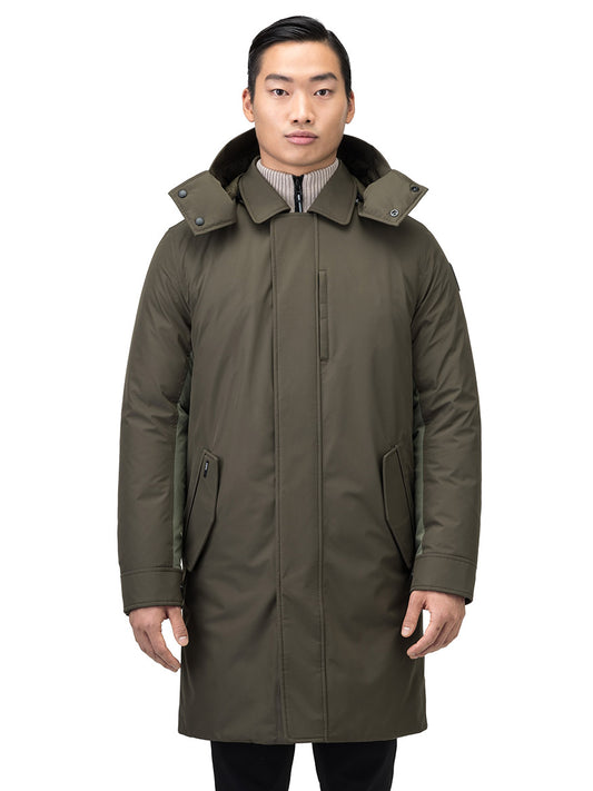 Nobis Nord Tailored Trench Coat in Fatigue