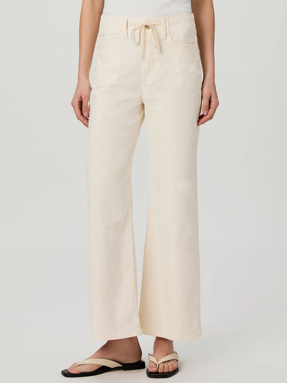 Paige Ari Wide Leg Pant in Quartz Sand