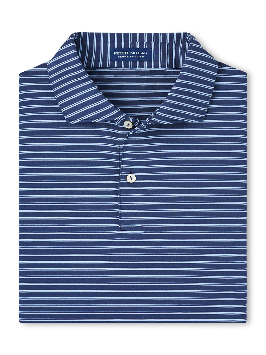 Peter Millar Bridge Performance Jersey Polo in Navy