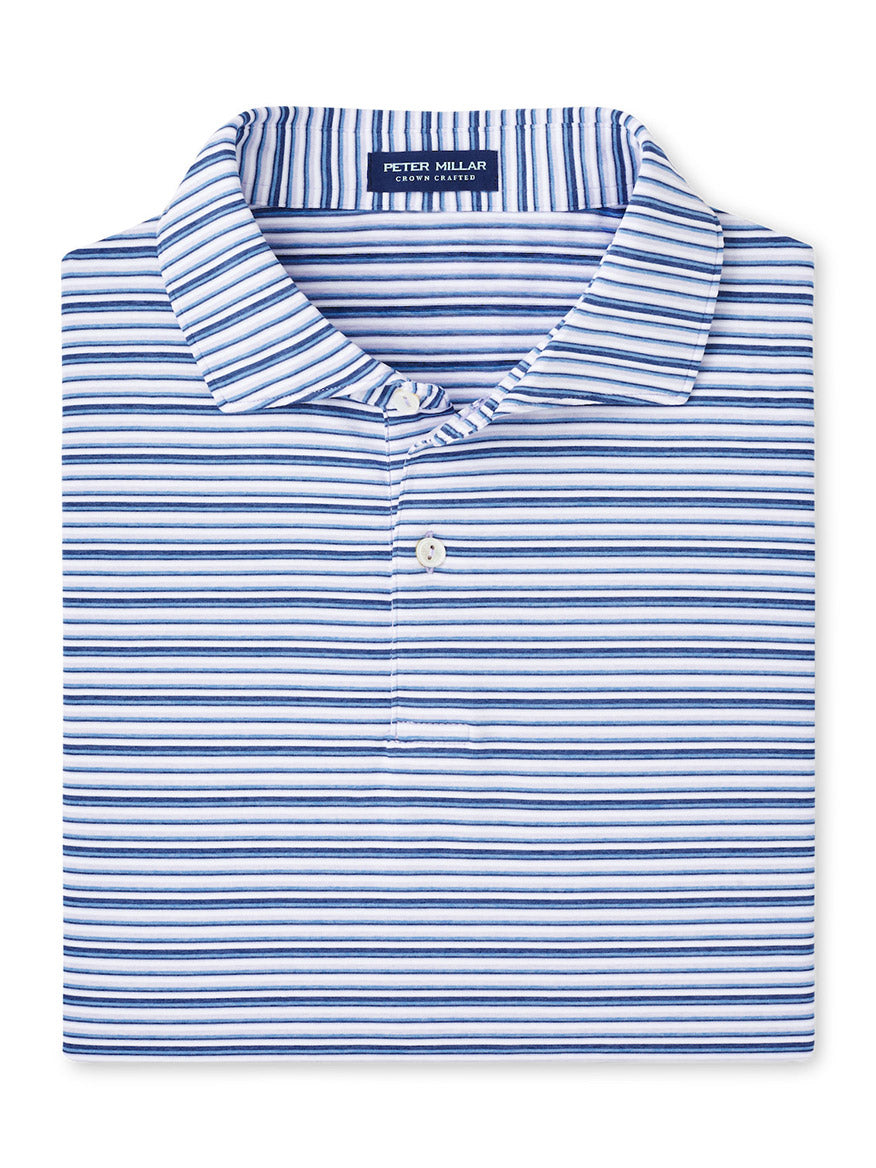 Peter Millar Cadence Performance Jersey Polo in Lavender Moon