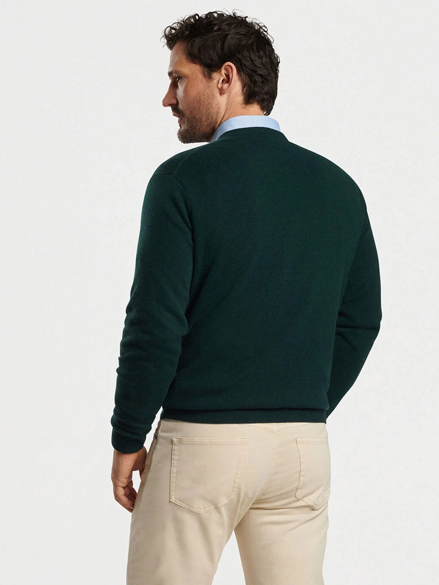 Peter Millar Crown Heritage Cashmere Sweater in Balsam