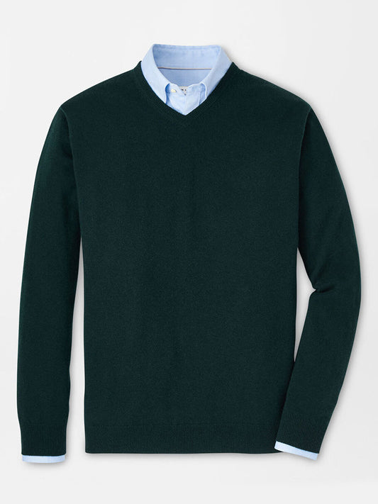 Peter Millar Crown Heritage Cashmere Sweater in Balsam