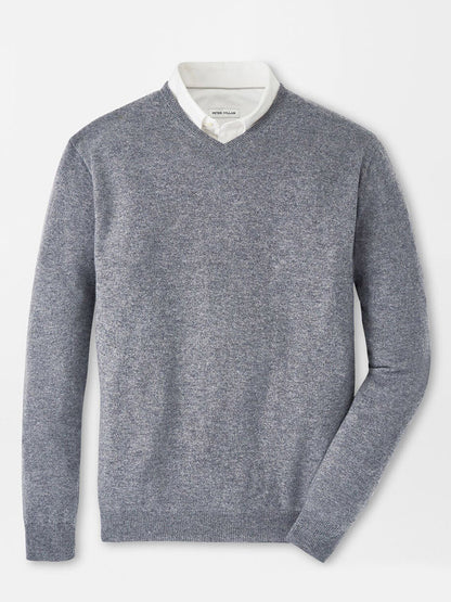 Peter Millar Crown Heritage Cashmere Sweater in Oslo Grey