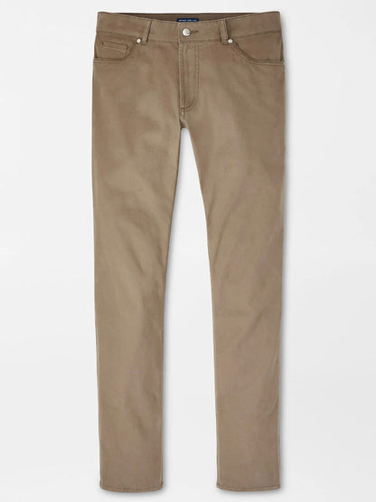 Peter Millar Delvin Twill Five-Pocket Pant in Rye