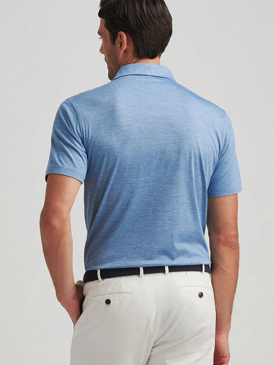 Peter Millar Excursionist Flex Polo in Nordic Blue