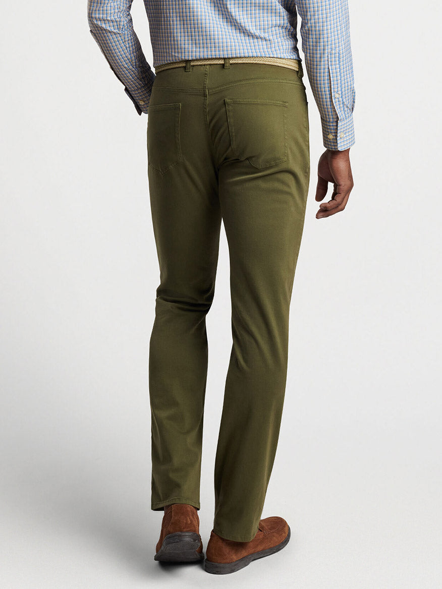 Ultimate Sateen Five Pocket Pant in Juniper Peter Millar