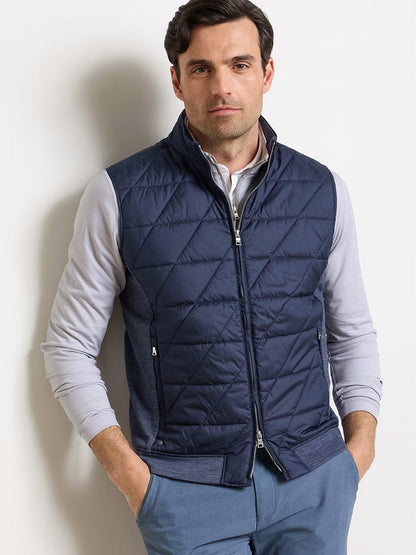 Peter Millar Walker Hybrid Vest in Navy