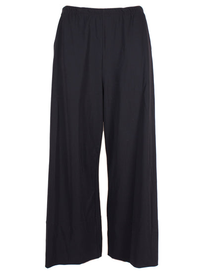 Porto Holiday Wide Leg Pant in Shadow with a high waist and cropped wide leg design, isolated on a white background.