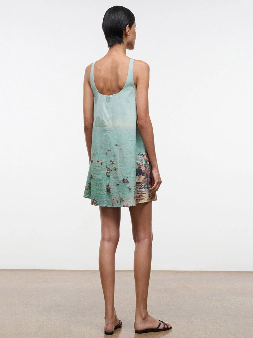STAUD, Brio Dress in Endless Summer, Size Small