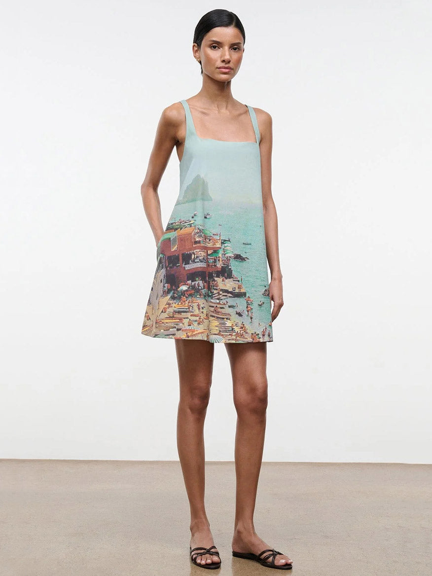 STAUD Brio Dress in Endless Summer, S