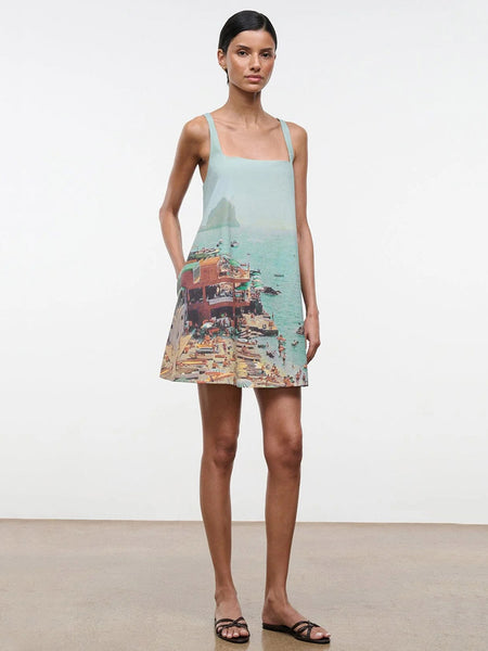 staud shirt dress STAUD, Brio Dress in Endless Summer, Size Small