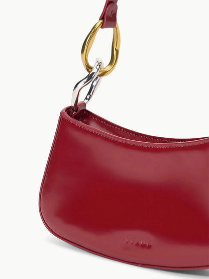 STAUD Ollie Shoulder Bag in Pinot