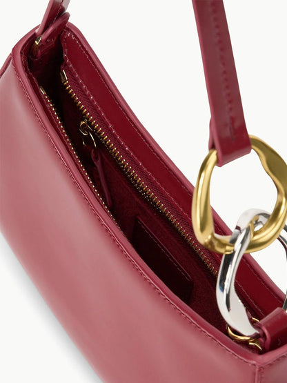 STAUD Ollie Shoulder Bag in Pinot