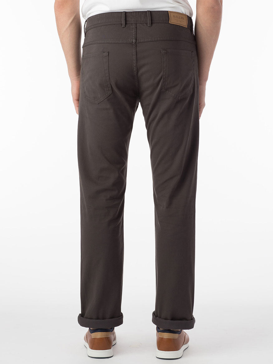 Crescent Modern 5 Pocket Twill Pants Pavement | Ballin