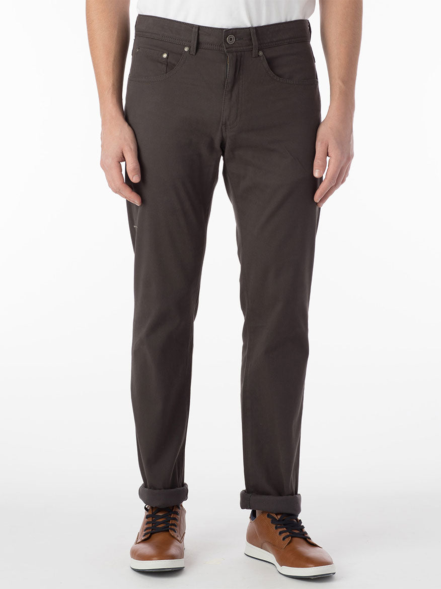 Crescent Modern 5 Pocket Twill Pants Pavement | Ballin