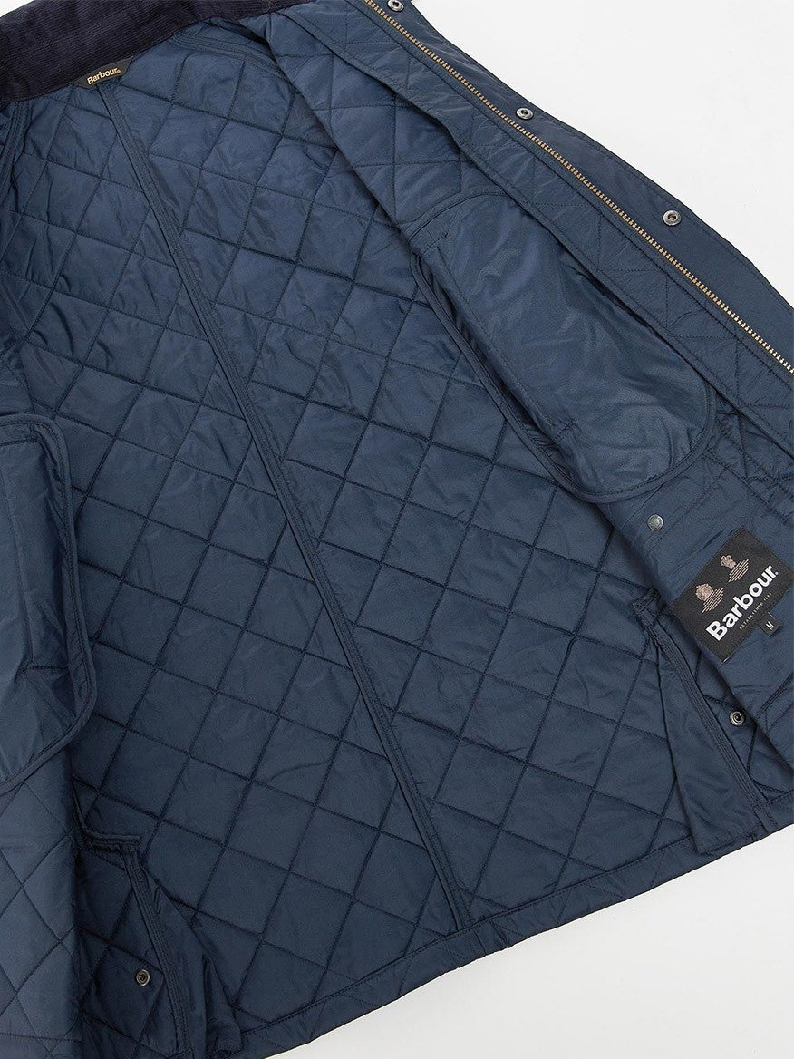 Barbour Ashby Quilt Jacket in Navy
