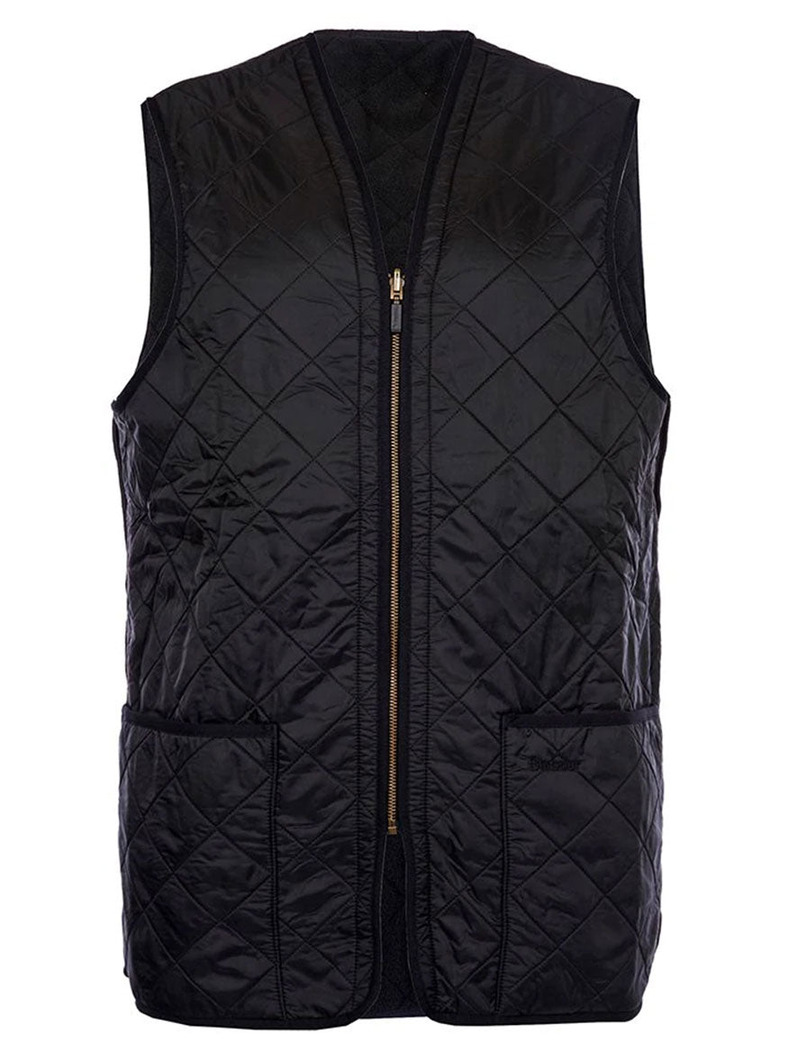 Barbour Polarquilt Waistcoat/Zip-in Liner Black – Larrimor's