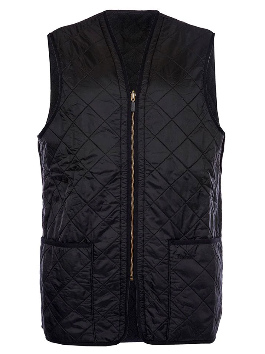 Barbour sale black vest