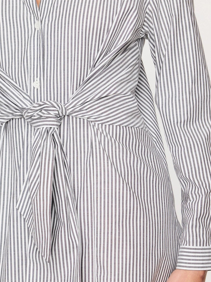 Brochu Walker Ashland Stripe Dress in Fraser Grey Stripe