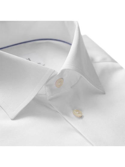 Eton Slim Fit White Signature Twill Dress Shirt