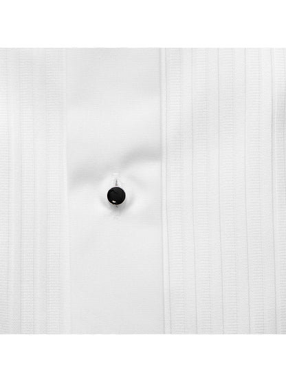 Eton Contemporary Fit Plissé Black Tie Dress Shirt