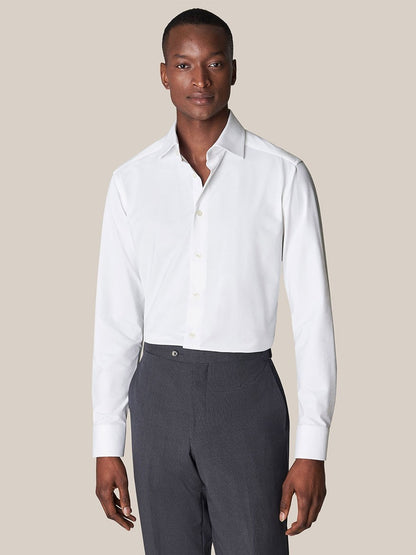 Eton White Four-Way Stretch Shirt