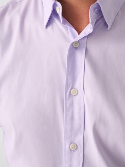 Faherty Brand Movement Shirt in Spring Lavender