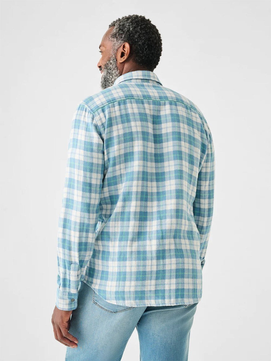 Faherty Brand Reversible Shirt in Key Hole Plaid