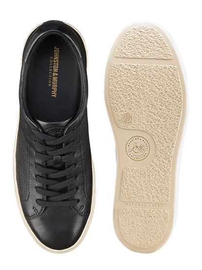 J & M Collection Kempton Lace-To-Toe in Black Sheepskin
