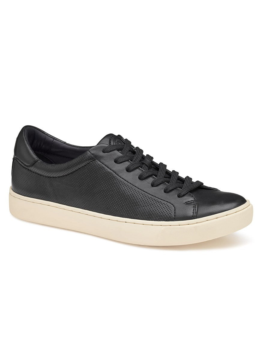 J & M Collection Kempton Lace-To-Toe in Black Sheepskin