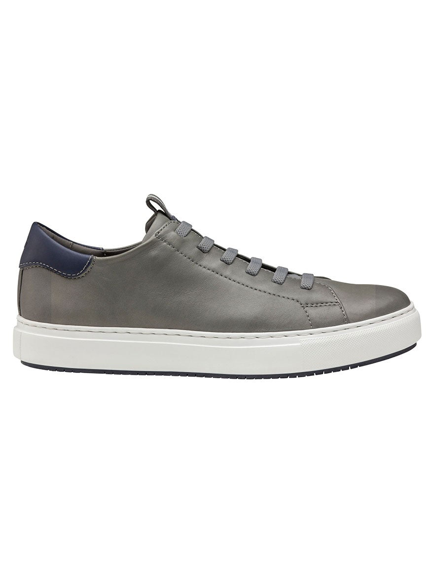 J & M Collection Anson Lace-to-Toe in Grey Sheepskin