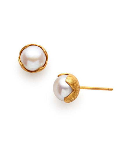 Julie Vos Penelope Gold Stud Earring - Large