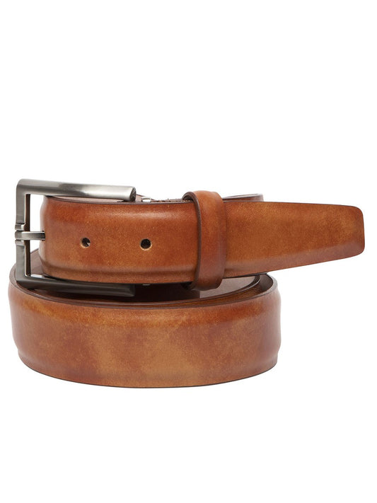 LEN Belts Italian Marbled Calf Belt in Tan