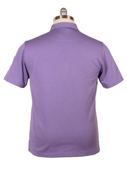 Larrimor's Essential Performance Cotton Polo Sport Fit in Purple