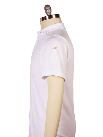 Larrimor's Essential Performance Cotton Polo Sport Fit in White