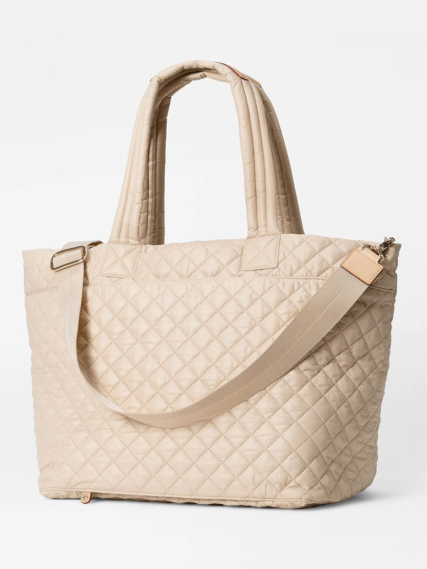 MZ Wallace Large Metro Tote Deluxe in Buff Oxford
