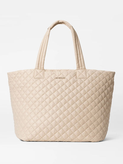 MZ Wallace Large Metro Tote Deluxe in Buff Oxford