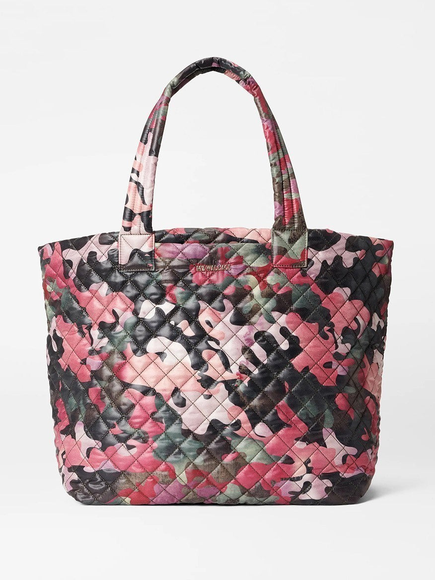 MZ Wallace Large Metro Tote Deluxe in Dahlia Camo Oxford