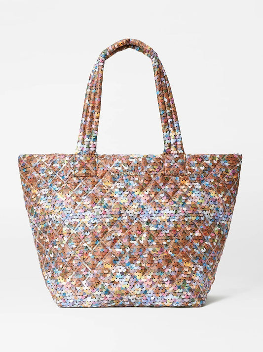 MZ Wallace Medium Metro Tote Deluxe in Spangle Print Oxford with Sequins