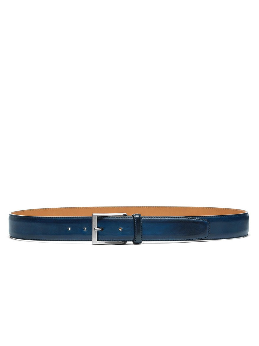 A royal Magnanni Viento belt from Magnanni's Viento collection on a white background.