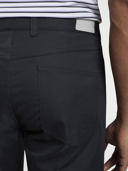 Peter Millar Performance Five-Pocket Pant in Black