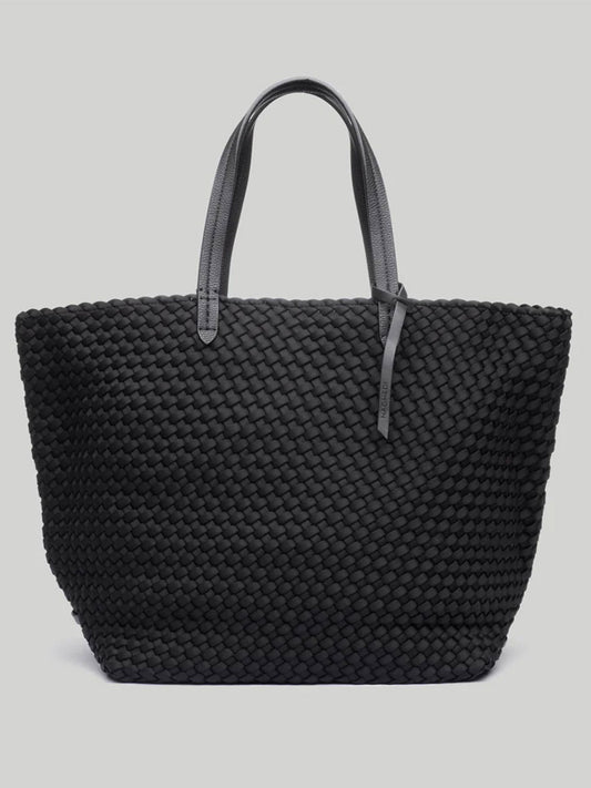 Naghedi Jet Setter Large Tote in Solid Onyx