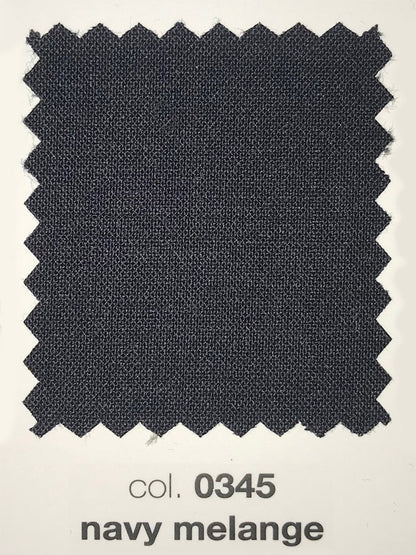 PT01 4 Seasons Wool Plain Weave Trouser in Navy Melange