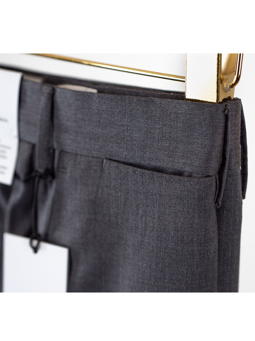 PT01 Estrato 120s Lux Wool Twill Trouser in Mid Grey Melange