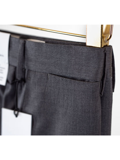 PT01 Estrato 120s Lux Wool Twill Trouser in Light Grey Melange